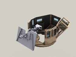 画像4: Live Resin[LRE35292]1/35  米特殊部隊用ハンヴィーGMV-M装甲銃塔(2)