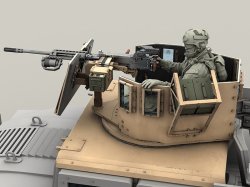 画像7: Live Resin[LRE35292]1/35  米特殊部隊用ハンヴィーGMV-M装甲銃塔(2)