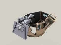 画像12: Live Resin[LRE35292]1/35  米特殊部隊用ハンヴィーGMV-M装甲銃塔(2)