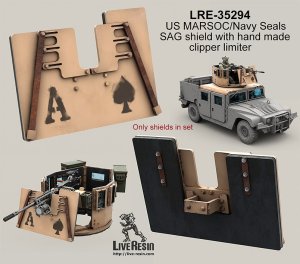 画像1: Live Resin[LRE35294]1/35  米特殊部隊用ハンヴィー装甲銃塔用SAG防循 (1)