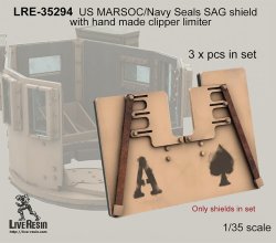 画像2: Live Resin[LRE35294]1/35  米特殊部隊用ハンヴィー装甲銃塔用SAG防循