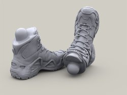 画像3: Live Resin[LRE35296]1/35  LOWA Zephyr GTXブーツセット(6体分)