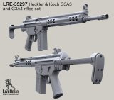 Live Resin[LRE35297]1/35  H&K G3A3&G3A4ライフルセット(6丁)