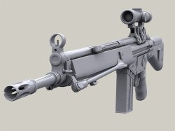 画像5: Live Resin[LRE35299]1/35  H&K G3A3&G3A4カスタム狙撃ライフルセット(6丁)