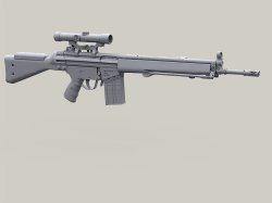 画像10: Live Resin[LRE35299]1/35  H&K G3A3&G3A4カスタム狙撃ライフルセット(6丁)