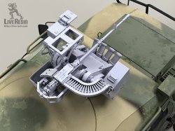 画像2: Live Resin[LRE35301]1/35  現用露 ティグルM装甲車用 12.7mm機銃遠隔操作銃塔(1)