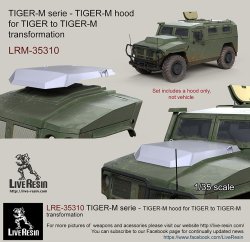 画像1: Live Resin[LRE35310]1/35  現用露 ティグルM装甲車用 エンジンフード改造セット