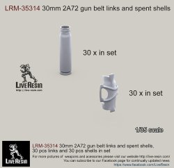 画像3: Live Resin[LRE35314]1/35  31mm2A72機関砲 使用済みリンク&空薬莢(各30個)