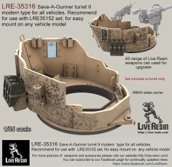 画像1: Live Resin[LRE35316]1/35  SAGII 装甲銃塔セット