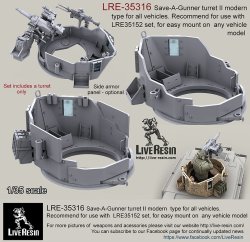 画像2: Live Resin[LRE35316]1/35  SAGII 装甲銃塔セット