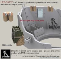 Live Resin[LRE35317]1/35 SAGII 装甲銃塔 アクセサリーセット
