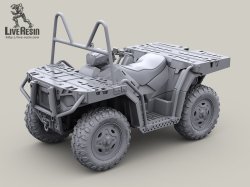 画像3: Live Resin[LRE35318]1/35 ポラリスMV850 特殊部隊用 全地形対応車(フルレジンキット)