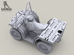 画像4: Live Resin[LRE35318]1/35 ポラリスMV850 特殊部隊用 全地形対応車(フルレジンキット)