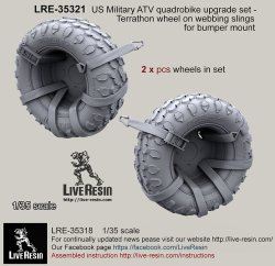 画像2: Live Resin[LRE35321]1/35 ポラリスMV850 アップグレードセット(3)