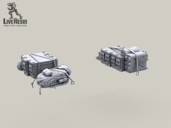画像4: Live Resin[LRE35322]1/35 ポラリスMV850 アップグレードセット(4)