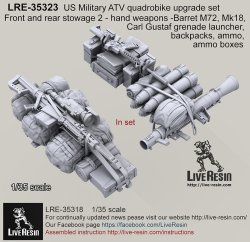 画像2: Live Resin[LRE35323]1/35 ポラリスMV850 アップグレードセット(5)