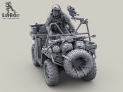 画像4: Live Resin[LRE35323]1/35 ポラリスMV850 アップグレードセット(5)