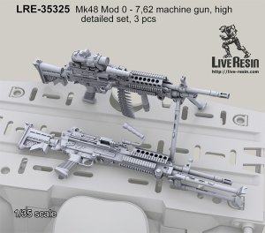 画像1: Live Resin[LRE35325]1/35 Mk48 Mod0 機銃セット(3丁) (1)