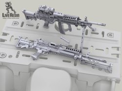 画像3: Live Resin[LRE35325]1/35 Mk48 Mod0 機銃セット(3丁)