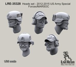 画像1: Live Resin[LRE35328]1/35　現用米兵ヘッドセット13(5個)特殊部隊