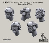 Live Resin[LRE35329]1/35　現用米兵ヘッドセット14(5個)特殊部隊