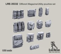Live Resin[LRE35332]1/35　現用米 マガジン/ポーチセット