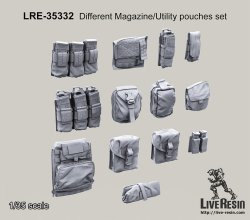 画像1: Live Resin[LRE35332]1/35　現用米 マガジン/ポーチセット