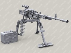 画像8: Live Resin[LRE35335]1/35 6P17 NSV-NSVS UTES - Soviet-Russian 12.7mm calibre heavy machine gun (Nikitin Sokolov Volkov) on 6T7 tripod with SPP(10P50) 3-6 scope