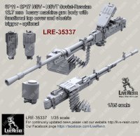 Live Resin[LRE35337]1/35 6P11 - 6P17 NSV - NSVT Soviet-Russian 12.7mm calibre heavy machine gun body with functional top cover and electric trigger - optional