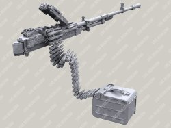 画像5: Live Resin[LRE35337]1/35 6P11 - 6P17 NSV - NSVT Soviet-Russian 12.7mm calibre heavy machine gun body with functional top cover and electric trigger - optional