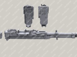 画像8: Live Resin[LRE35337]1/35 6P11 - 6P17 NSV - NSVT Soviet-Russian 12.7mm calibre heavy machine gun body with functional top cover and electric trigger - optional