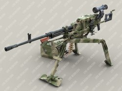 画像3: Live Resin[LRE35339]1/35 6P60 KORD Russian 12.7mm calibre heavy machine gun on 6T20 tripod with SPP(10P50) 3-6 scope
