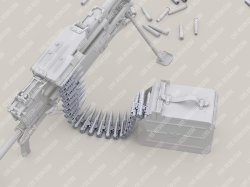 画像8: Live Resin[LRE35341]1/35 12.7 mm BELTS -  for Soviet/Russian heavy mashine gun family - DShKM, NSV UTES, KORD  - post WWII/Modern period,  200 pcs (4 bets) in set