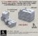 画像2: Live Resin[LRE35344]11/35 12.7 mm AMMO BOXES -  for Soviet/Russian heavy mashine gun family - DShKM, NSV UTES, KORD  - post WWII/Modern period, 6 pcs in set (2)