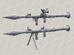 画像3: Live Resin[LRE35345]1/35 RPG-7 (6G3) anti-tank rocket-propelled grenade launcher with PGO-7 scope and PG-7B rocket, 3 pcs in set