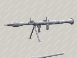 画像4: Live Resin[LRE35346]1/35 RPG-7 (6G3) anti-tank rocket-propelled grenade launcher with mechanical sight, bipod and PG-7B rocket, 3 pcs in set