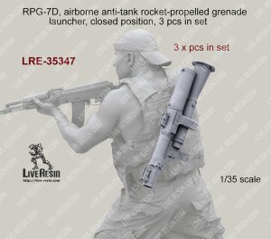 画像1: Live Resin[LRE35347]1/35 RPG-7D, airborne anti-tank rocket-propelled grenade launcher, closed position, 3 pcs in set (1)