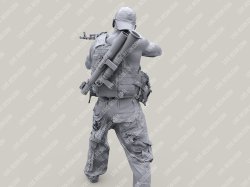 画像4: Live Resin[LRE35347]1/35 RPG-7D, airborne anti-tank rocket-propelled grenade launcher, closed position, 3 pcs in set