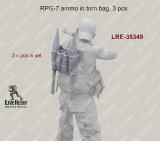 Live Resin[LRE35349]1/35 RPG-7 ammo in torn bag, 3 pcs