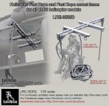 Live Resin[LRE35350]1/35 Helicopter Fast Rope and Fast Rope mount frame for all UH60 helicopter models