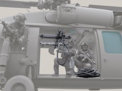 画像4: Live Resin[LRE35350]1/35 Helicopter Fast Rope and Fast Rope mount frame for all UH60 helicopter models