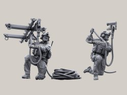 画像7: Live Resin[LRE35350]1/35 Helicopter Fast Rope and Fast Rope mount frame for all UH60 helicopter models