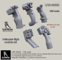 Live Resin[LRE35352]1/35 Helicopter flight controls set