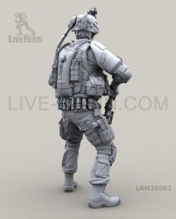 画像2: Live Resin[LRM35002]1/35  現用米陸軍歩兵(2)M4カービン装備