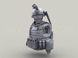 画像4: Live Resin[LRM35002]1/35  現用米陸軍歩兵(2)M4カービン装備