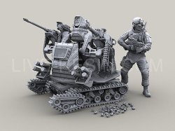 画像3: Live Resin[LRM35004]1/35  軍用ロボット(架空装備)セクターII(1)