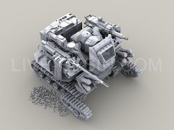 画像4: Live Resin[LRM35004]1/35  軍用ロボット(架空装備)セクターII(1)