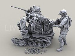 画像5: Live Resin[LRM35004]1/35  軍用ロボット(架空装備)セクターII(1)