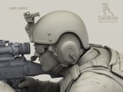 画像6: Live Resin[LRM35007]1/35  現用米海兵隊歩兵(2)MCTAGS銃塔用CVCヘルメット
