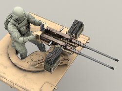 画像4: Live Resin[LRM35010]1/35  現用米特殊部隊(1).50口径機銃手